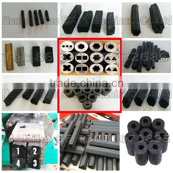 Strongth quality straw wood screw charcoal sawdust biomass extruder coal briquetting machine