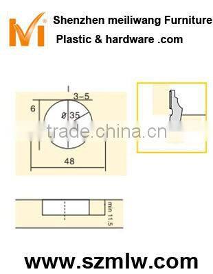 0106 big angle hings
