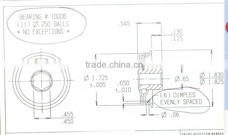 conveyor roller bearing 1560