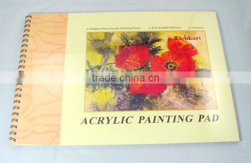 400gsm acrylic painting paper pad artist drawing paper