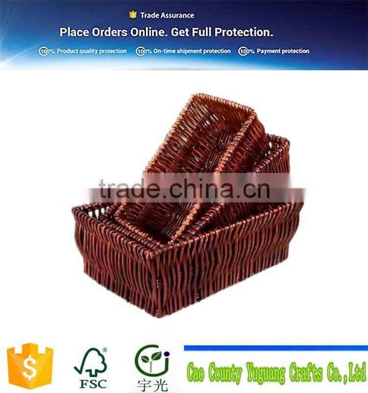 cheap wicker rattan laundry basket vegetable basket fruit basket