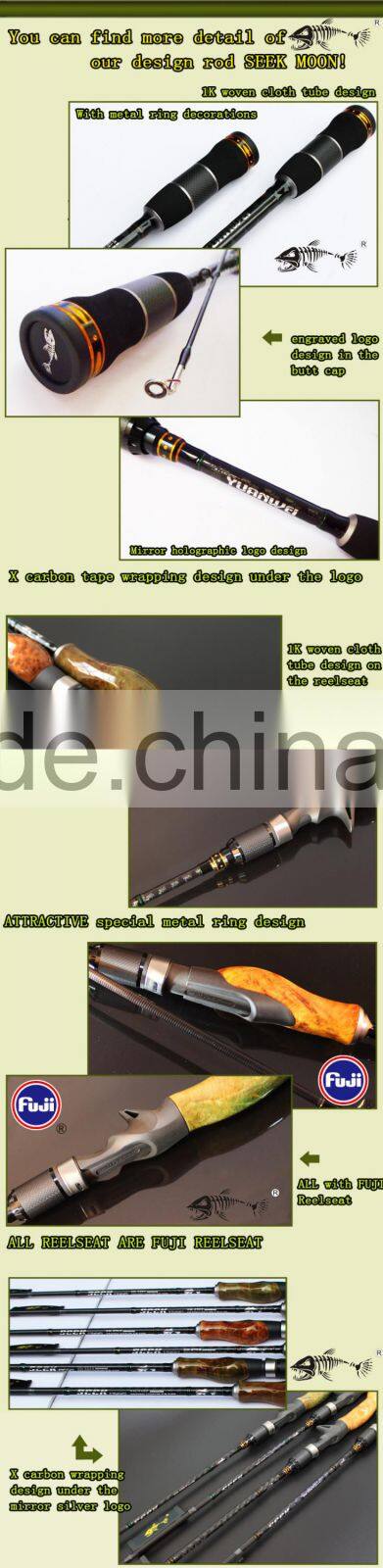 SEEK MOON Spinning Fishing Rod fishing tackle