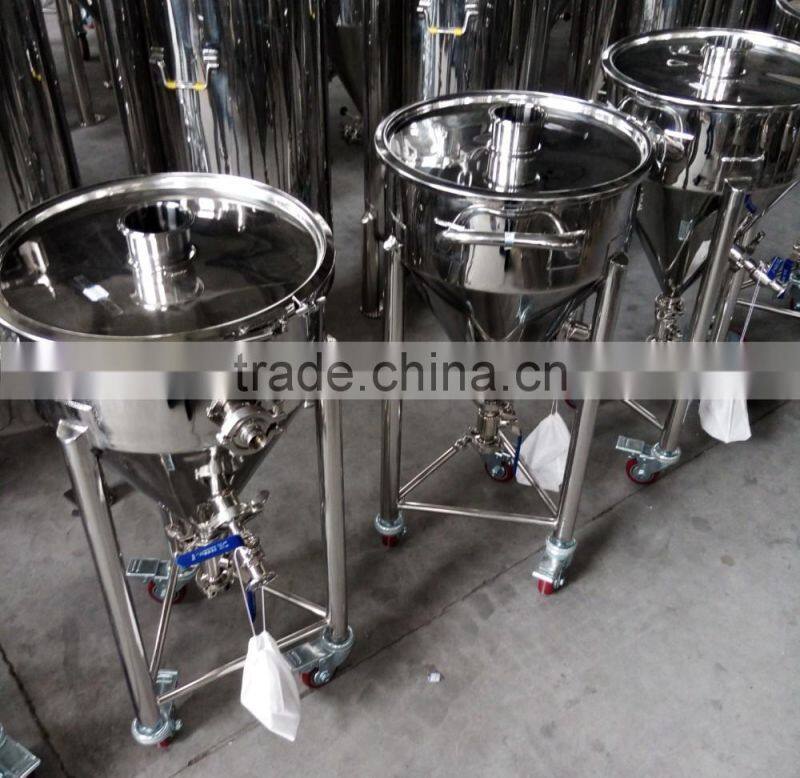Stainless steel self diy beer brewing conical fermenter