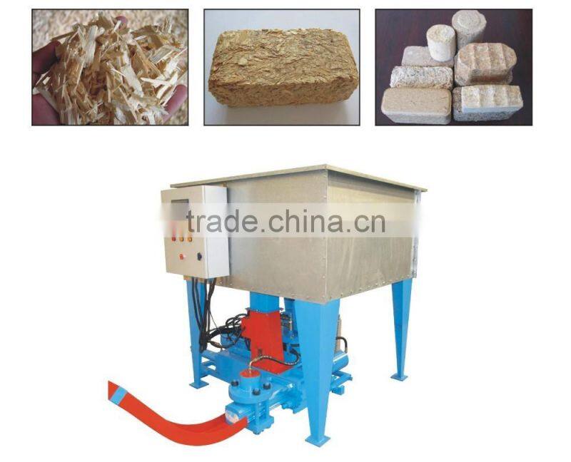 hydraulic biomass wood brick machine