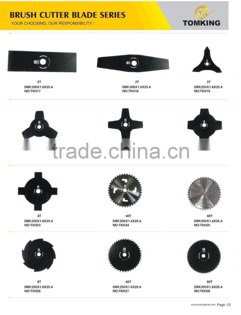 Brush Cutter Blade,Round Cutting Blade, 2T,3T,4T,8T,40T,80T