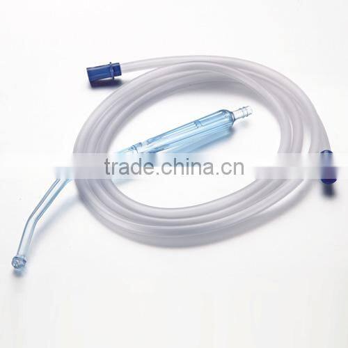 hospital suction connecting tube with yankauer handle