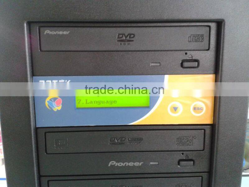 1 drawer with 10 trays cd dvd burner with or without controller