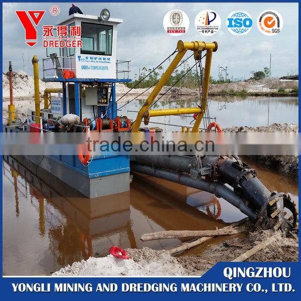 2017 hot sell chain bucket sand dredger