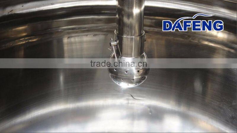electric heated jacket liquid mixing tank