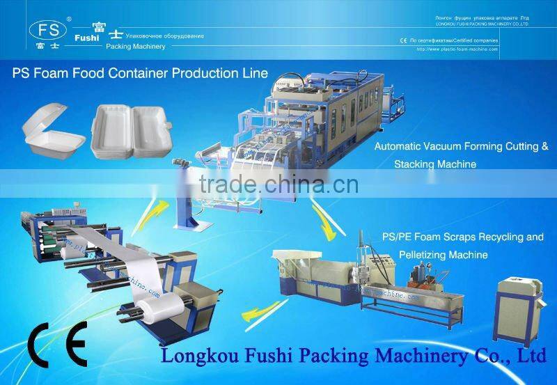 PS Food Container Vacuum Forming Machine