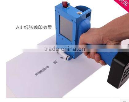 Newest Style AU-127c Hand-held Ink Jet Printer Can Print Production Date QR Code Bar Code Graphics