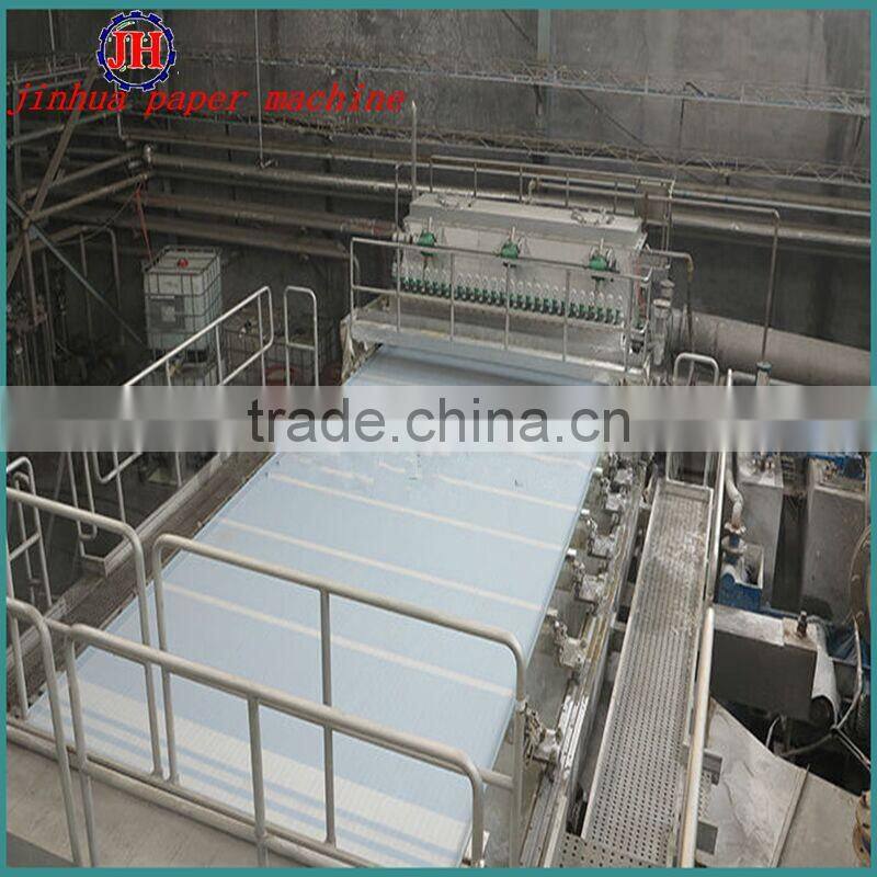 1575mm 15T/D Printing Paper Making Machine, Waste Paper Recycling Equipment