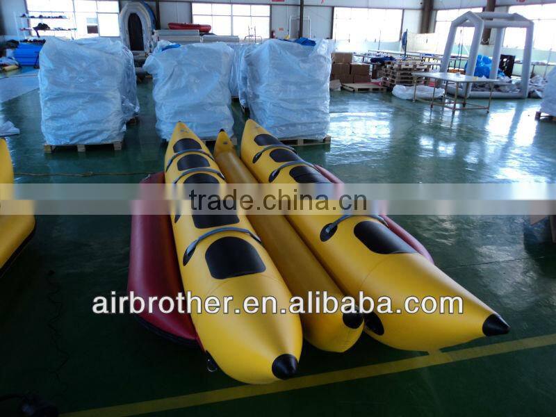Hot sales optional size inflatable banana boat