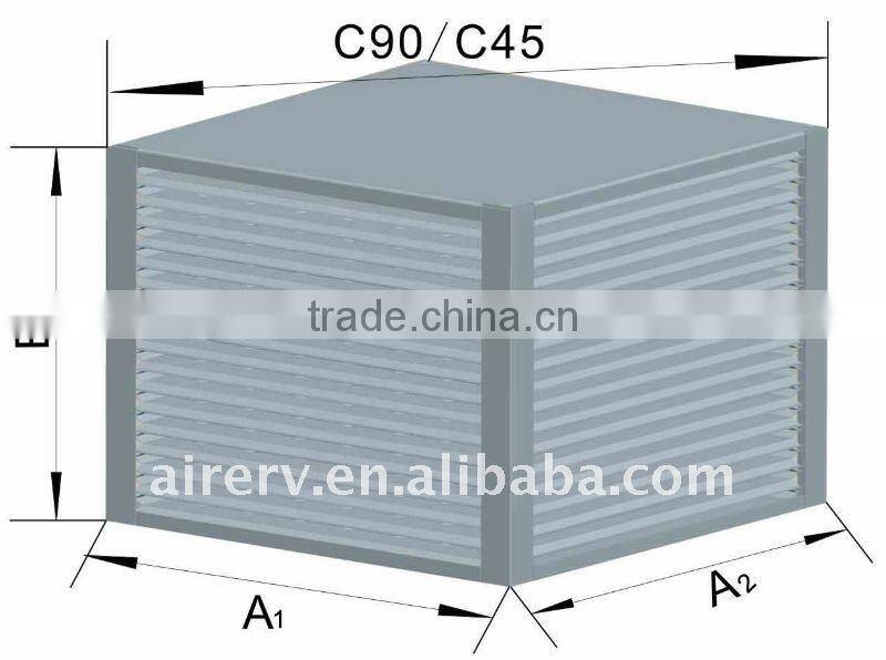 heating and cooling ventilation core