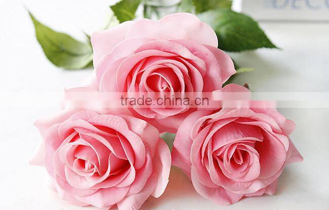 Home& wedding decoration silk rose flowers artificial flower