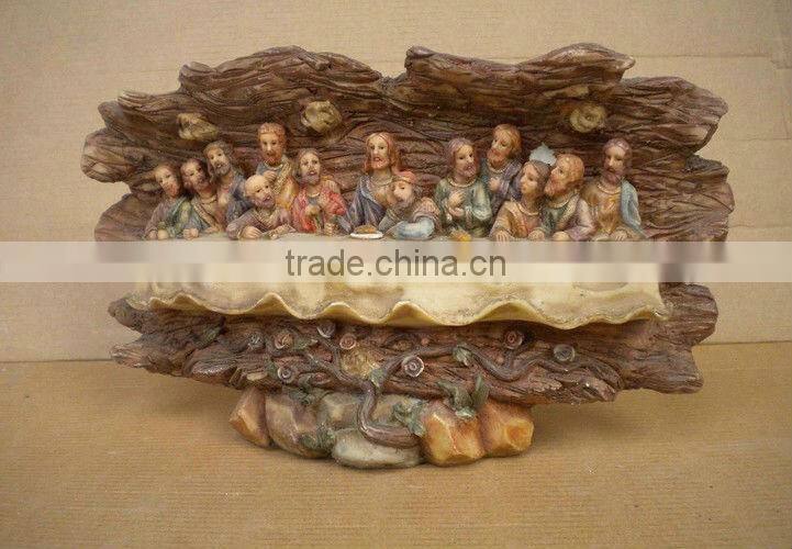 Custom resin religious nativity articles holy familay figurines