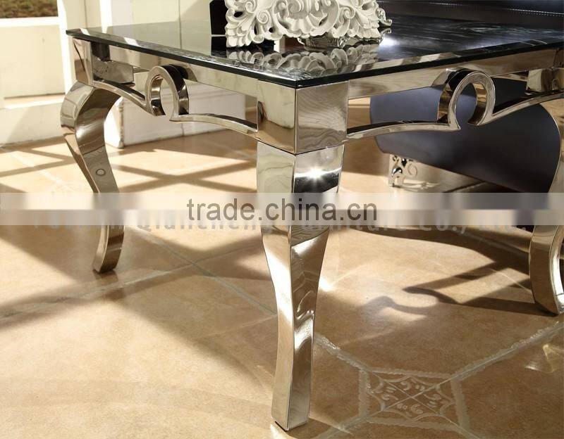 Living Room Square Marble Top Table Stand