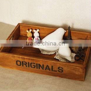 hot selling wooden storage tray
