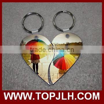 2017 Hot Sell DIY photo printing key chain dye sublimation key chain
