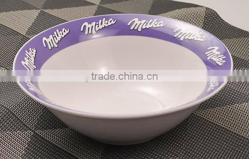 porcelain bowl stoneware bowl ceramic bowl with decal