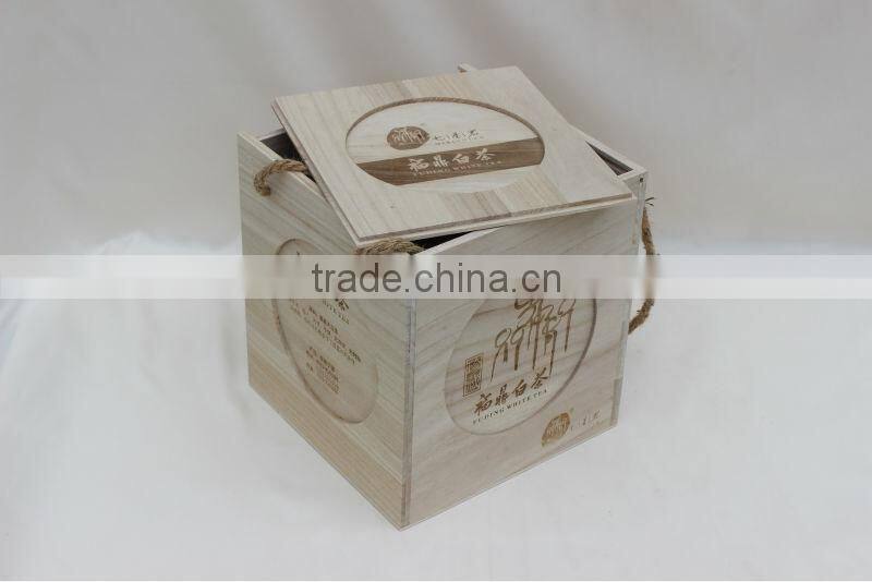 Custom new wooden tea box under promotion
