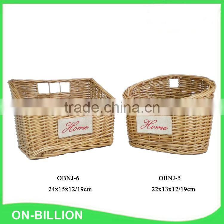 High quality wicker material woven bread basket