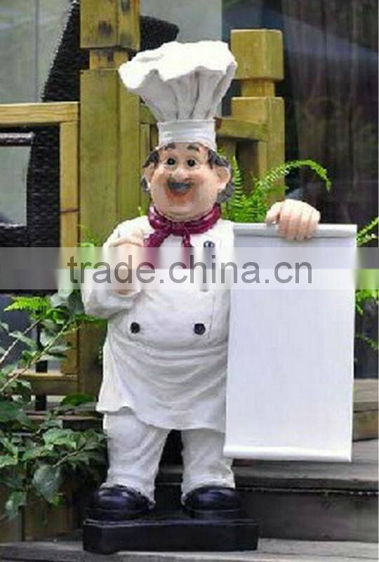Fiberglass cook character