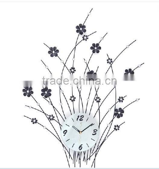 metal tree shape wall digital clock