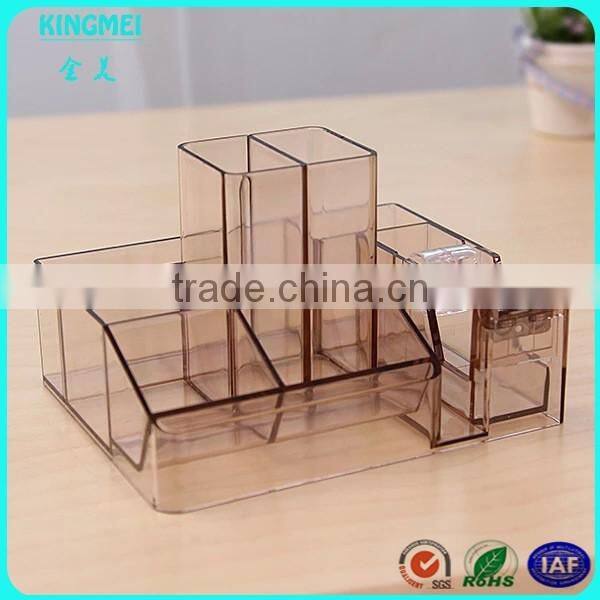 Cute Acrylic pencil box, round acrylic pen and pencil display holders,plexiglass tube pencil container