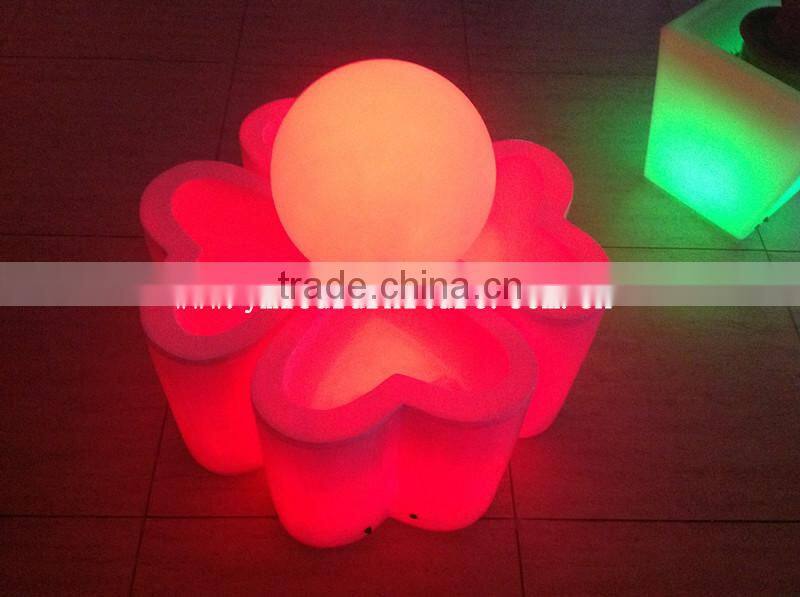 LED flower pot and planter