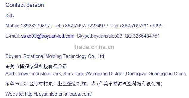 Plastic rotational party and wedding decoration led column