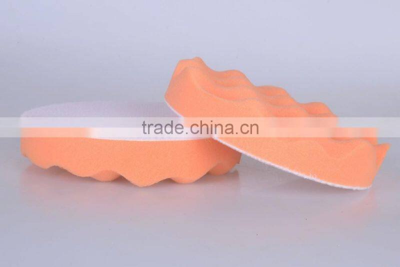 wave foam polishing sponge pad