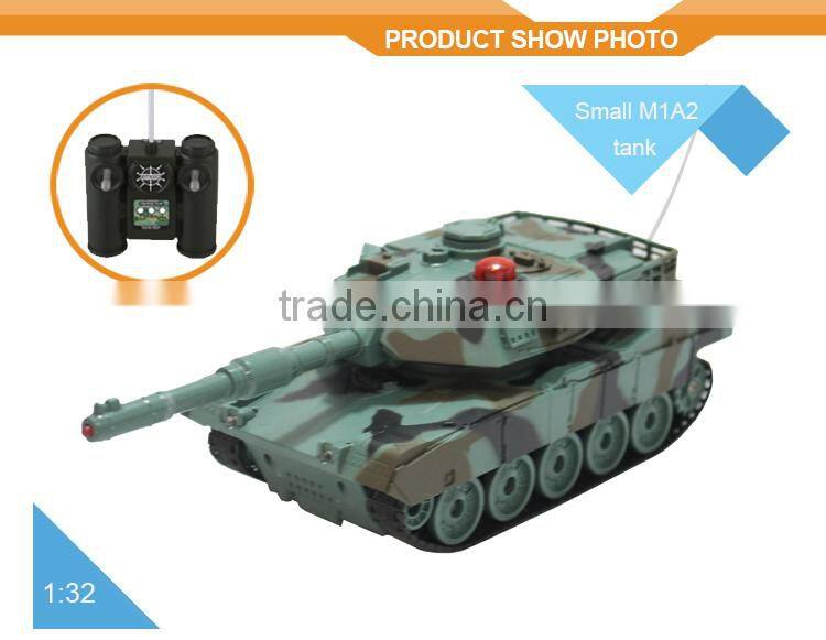 1:32 40M Small M1A2 Radio Control Toy Tank RC Military Tank Toys for Sale