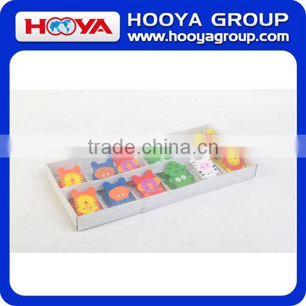 Lovely Animal-shaped Colorful Wooden Magnetic Clips