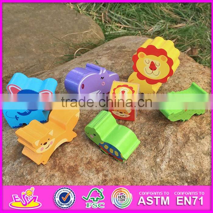 2016 new design funny toddlers wooden balancing toys for 2 year olds W11F047