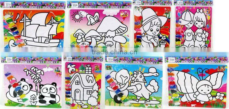 Sand painting for children