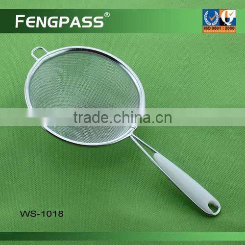 Stainless steel wire mesh colander strainer WS-1005-02