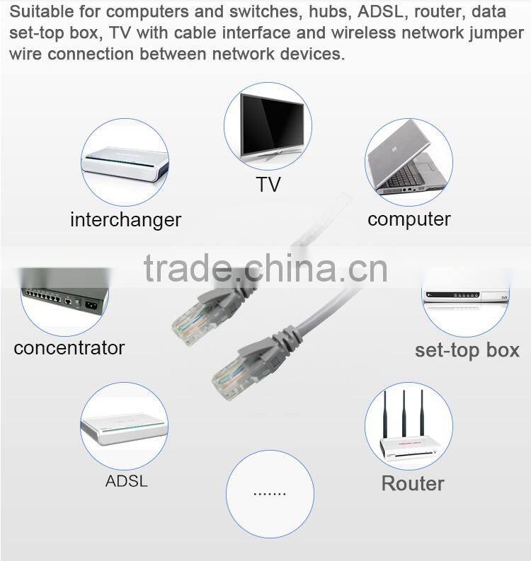High speed Lan UTP/FTP/UFTP Cable Cat6 Network Cable UTP Cat6 Cable with Connectors Patch Cord