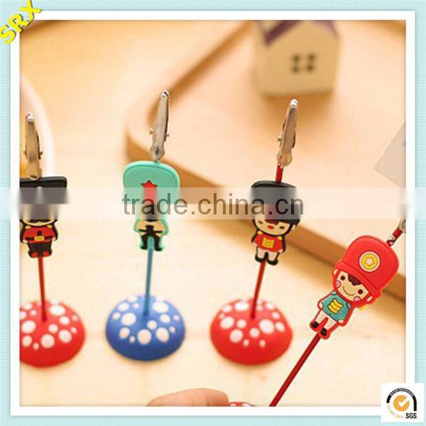 High quality cartoon memo clip OEM plastic memo clip