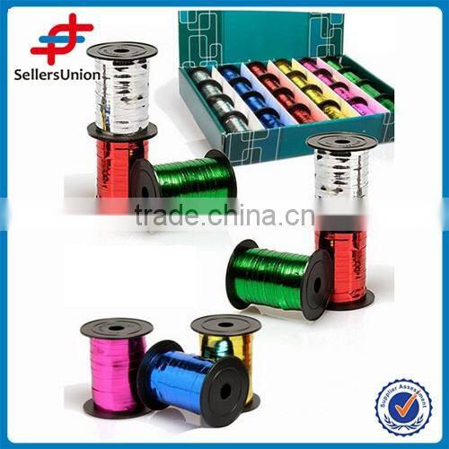 Pure colored plastic ribbon for Christmas