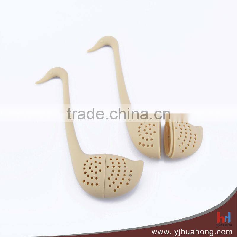 Swan shaped silicone tea infuser,silicone tea strainer,silicone tea bag