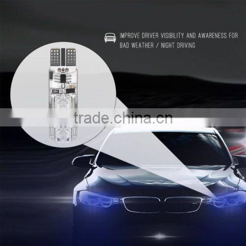 T10/W5W/168 LED Car RGB White Reading Light Interior Remote Control Bombillas