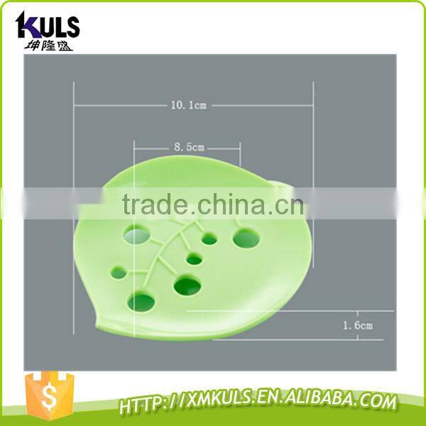 Wholesale Fancy plastic soap box leaves plastic soap dish