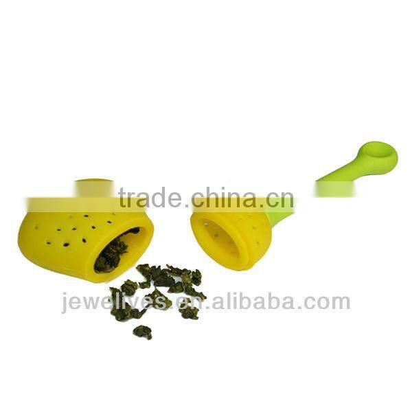 Pear fruit shaped Silicone tea tools for tea mug filter