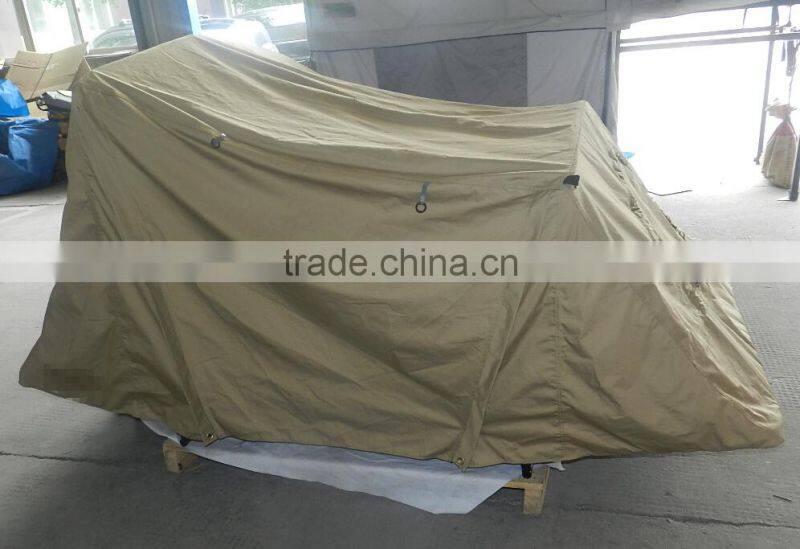 Different Canvas Ground Tent With Aluminum Frame and Waterproof