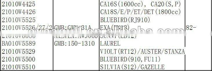 high quality 21010W4425 auto water pump