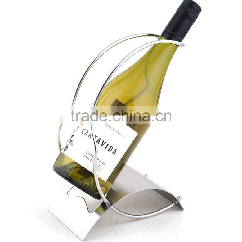 Novelty Sun shape Stainless steel red wine rack wine holder