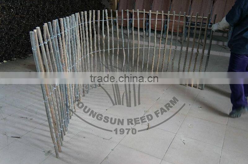 willow natural fence, gardening screening