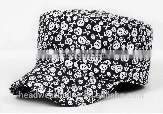 Fashion printed Running Man Military Caps With Dongguan Factory