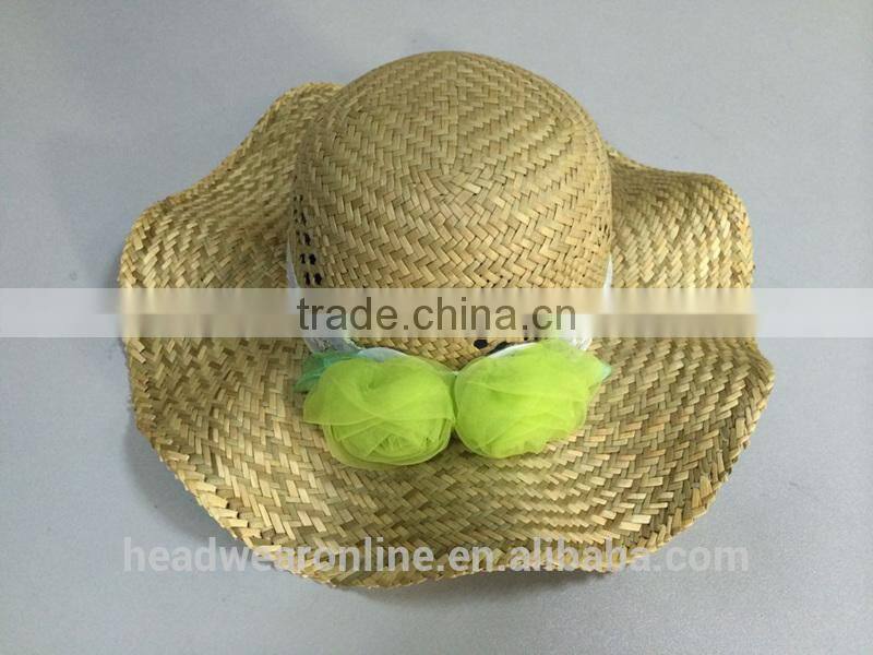 Fashion Summer Womens Straw Hats With Flower Wholesale
